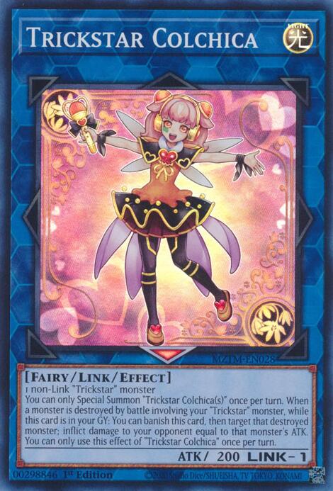 Trickstar Colchica [MZTM-EN028] Super Rare | Cracking-Singles
