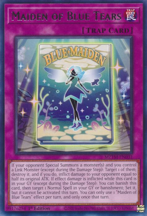 Maiden of Blue Tears [MZTM-EN031] Rare | Cracking-Singles