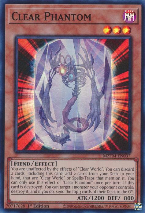 Clear Phantom [MZTM-EN037] Super Rare | Cracking-Singles