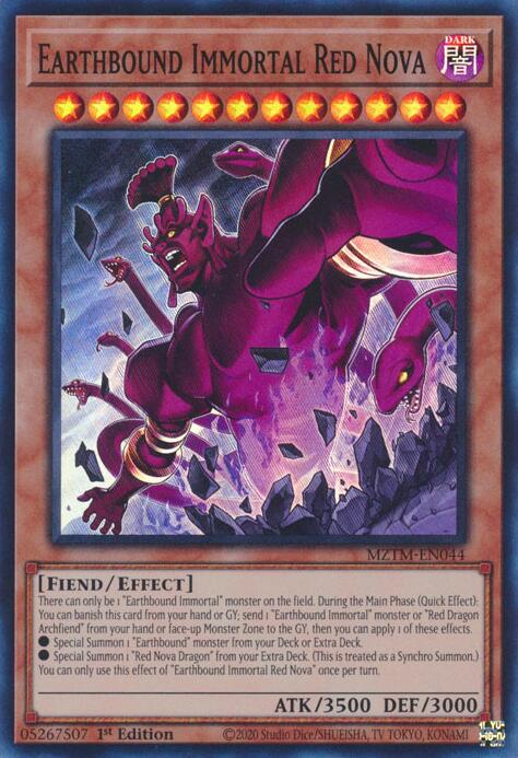 Earthbound Immortal Red Nova [MZTM-EN044] Super Rare | Cracking-Singles