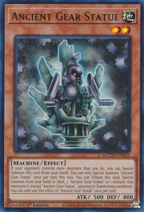 Ancient Gear Statue [MZTM-EN045] Ultra Rare | Cracking-Singles
