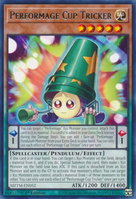 Performage Cup Tricker [MZTM-EN052] Rare | Cracking-Singles