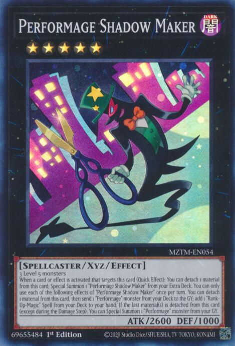 Performage Shadow Maker [MZTM-EN054] Super Rare | Cracking-Singles