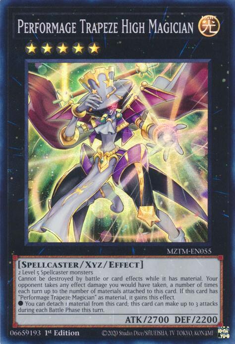 Performage Trapeze High Magician [MZTM-EN055] Super Rare | Cracking-Singles