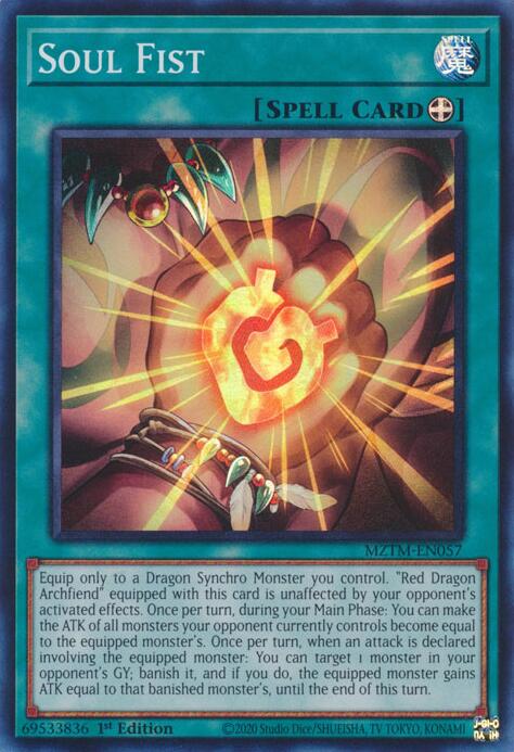 Soul Fist [MZTM-EN057] Super Rare | Cracking-Singles