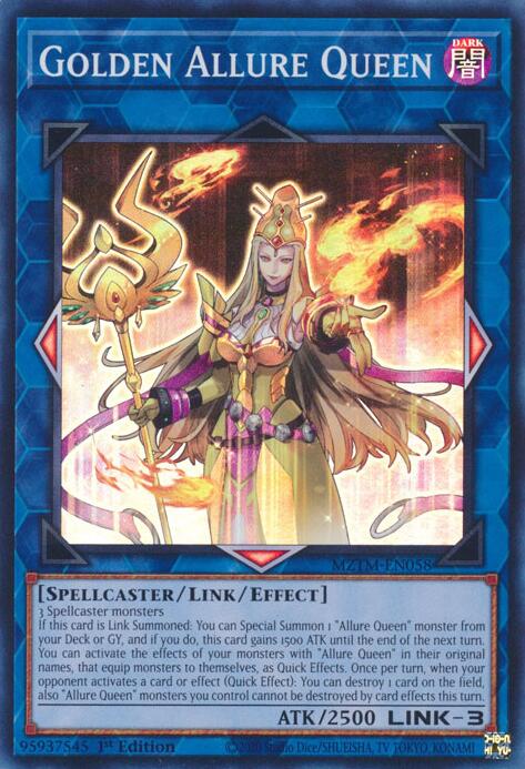 Golden Allure Queen [MZTM-EN058] Super Rare | Cracking-Singles