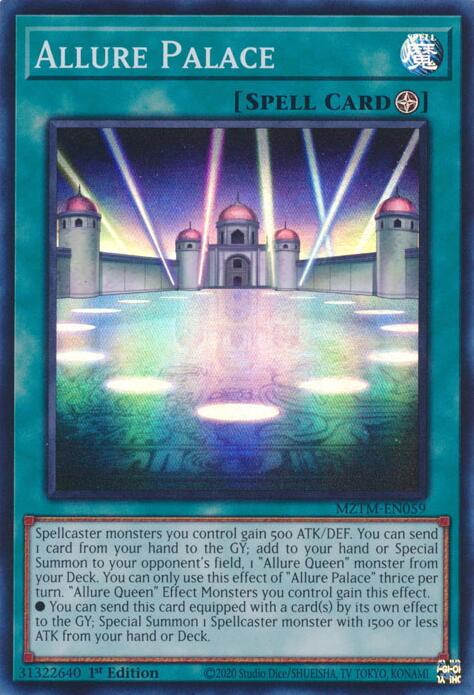 Allure Palace [MZTM-EN059] Super Rare | Cracking-Singles