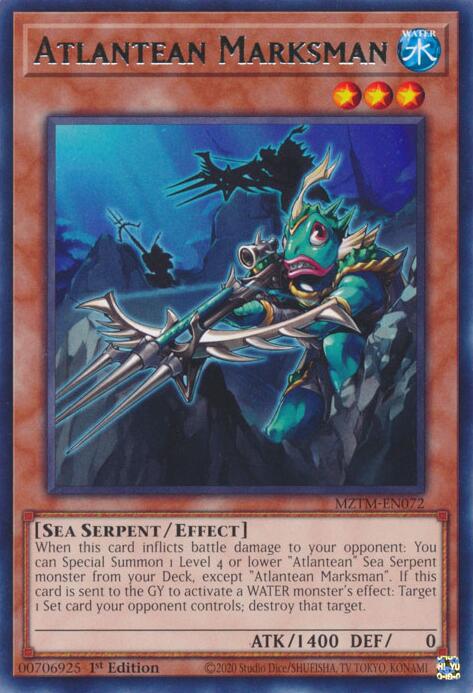 Atlantean Marksman [MZTM-EN072] Rare | Cracking-Singles