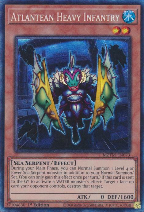 Atlantean Heavy Infantry (Collector's Rare) [MZTM-EN073] Collector's Rare | Cracking-Singles