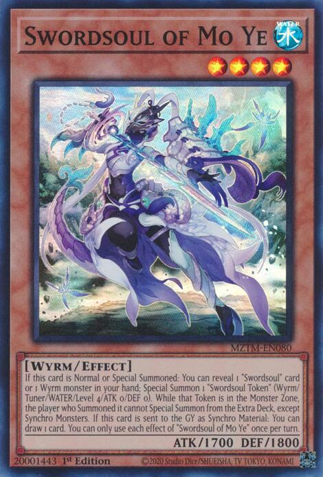 Swordsoul of Mo Ye [MZTM-EN080] Super Rare | Cracking-Singles