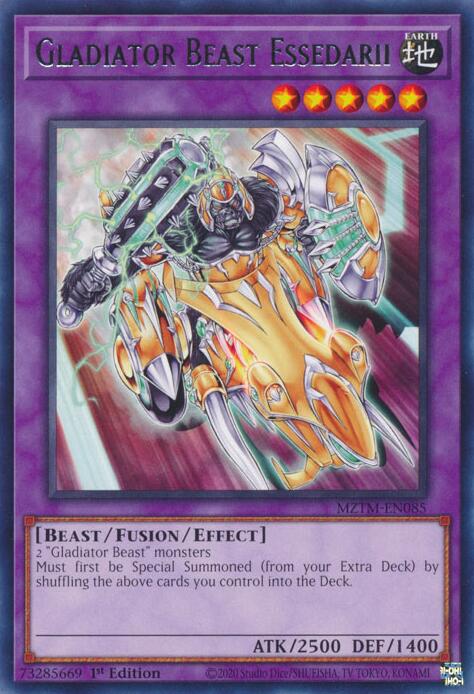 Gladiator Beast Essedarii [MZTM-EN085] Rare | Cracking-Singles