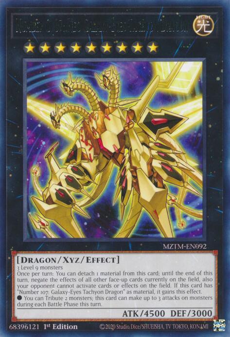 Number C107: Neo Galaxy-Eyes Tachyon Dragon [MZTM-EN092] Rare | Cracking-Singles