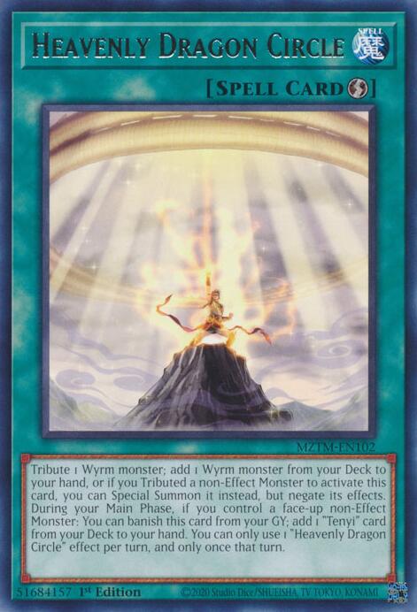 Heavenly Dragon Circle [MZTM-EN102] Rare | Cracking-Singles