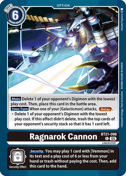 Ragnarok Cannon [BT21-098] [World Convergence] | Cracking-Singles