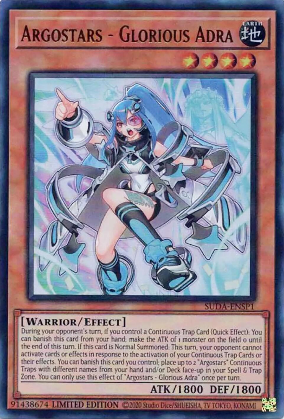 Argostars - Glorious Adra [SUDA-ENSP1] Ultra Rare | Cracking-Singles