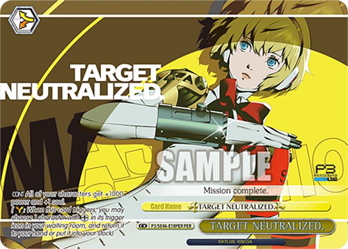 TARGET NEUTRALIZED. (P3/SE46-E18PERPER) [Persona 3 Reload Premium Booster] | Cracking-Singles