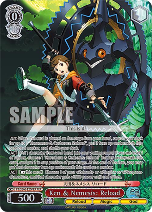 Ken & Nemesis: Reload (P3/SE46-E20PERPER) [Persona 3 Reload Premium Booster] | Cracking-Singles