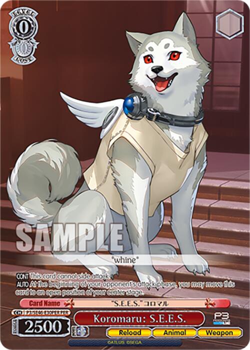 Koromaru: S.E.E.S. (P3/SE46-E30PERPER) [Persona 3 Reload Premium Booster] | Cracking-Singles