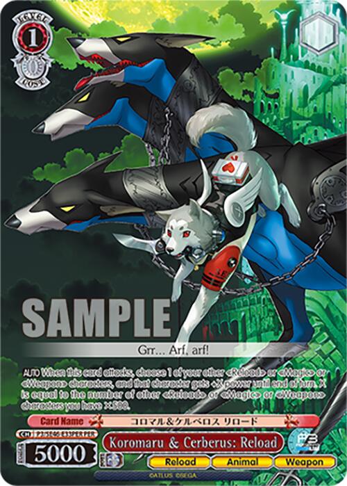 Koromaru & Cerberus: Reload (P3/SE46-E33PERPER) [Persona 3 Reload Premium Booster] | Cracking-Singles