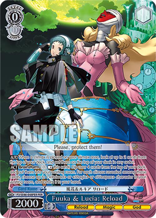 Fuuka & Lucia: Reload (P3/SE46-E48PERPER) [Persona 3 Reload Premium Booster] | Cracking-Singles