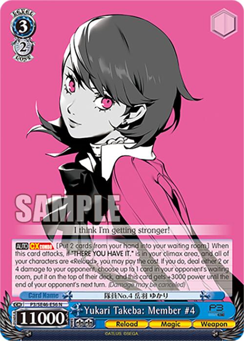 Yukari Takeba: Member #4 (P3/SE46-E56N) [Persona 3 Reload Premium Booster] | Cracking-Singles