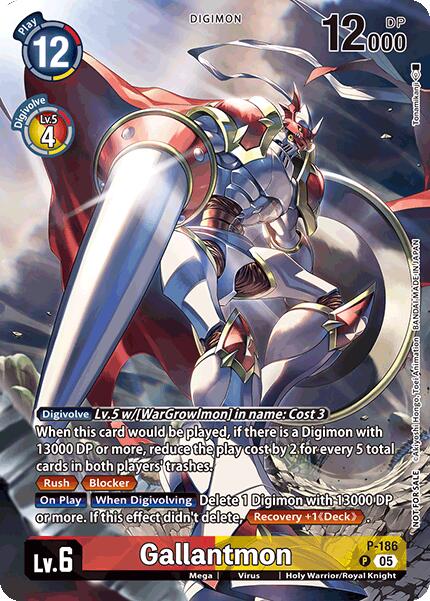 Gallantmon [P-186] (BT-21: Illustration Celebration Pack) [World Convergence] | Cracking-Singles