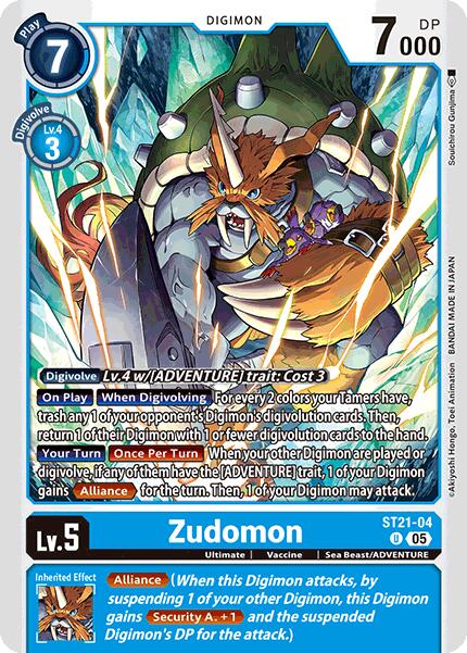 Zudomon [ST21-04] [Starter Deck: Hero of Hope] | Cracking-Singles
