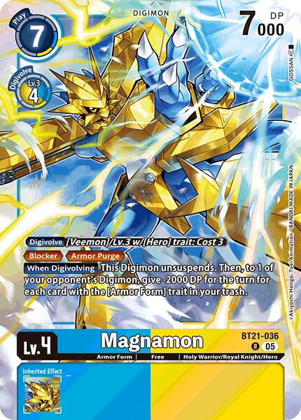 Magnamon [BT21-036] [World Convergence] | Cracking-Singles