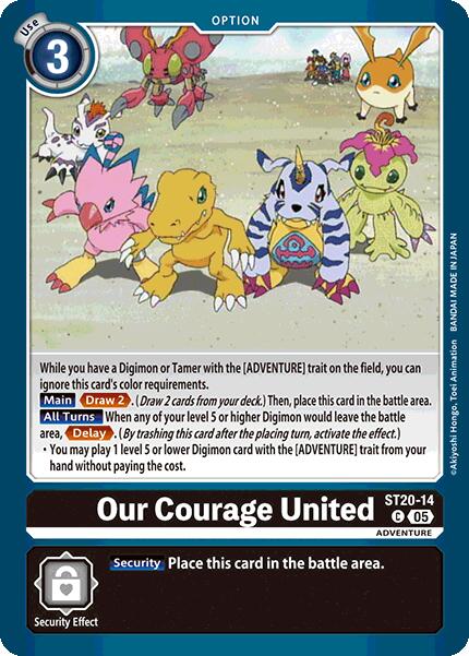 Our Courage United [ST20-14] [Starter Deck: Protector of Light] | Cracking-Singles