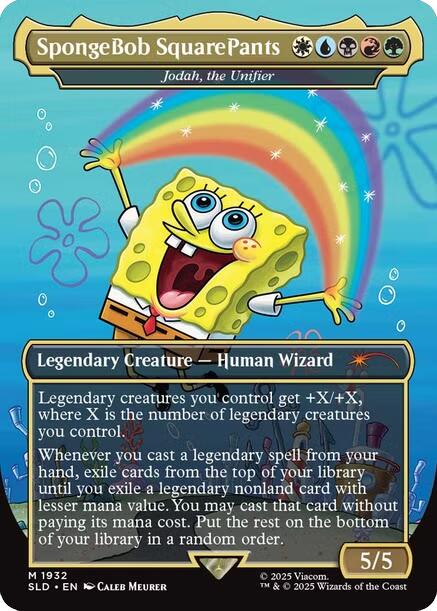 SpongeBob SquarePants - Jodah, the Unifier [Secret Lair Drop Series] | Cracking-Singles