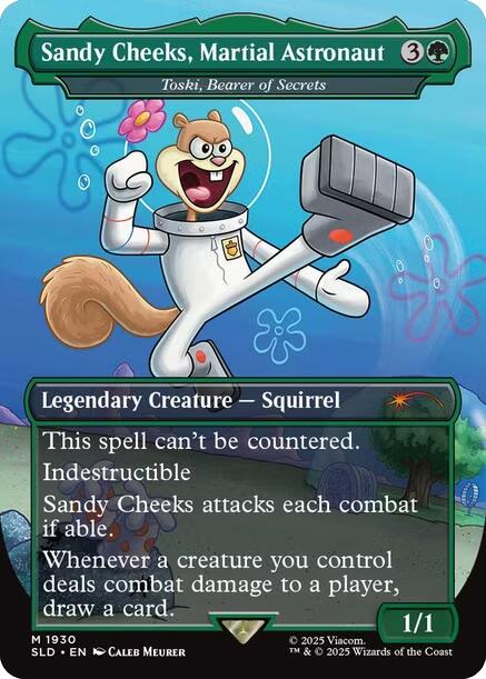 Sandy Cheeks, Martial Astronaut - Toski, Bearer of Secrets [Secret Lair Drop Series] | Cracking-Singles