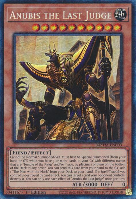 Anubis the Last Judge (Collector's Rare) [MZTM-EN003] Collector's Rare | Cracking-Singles