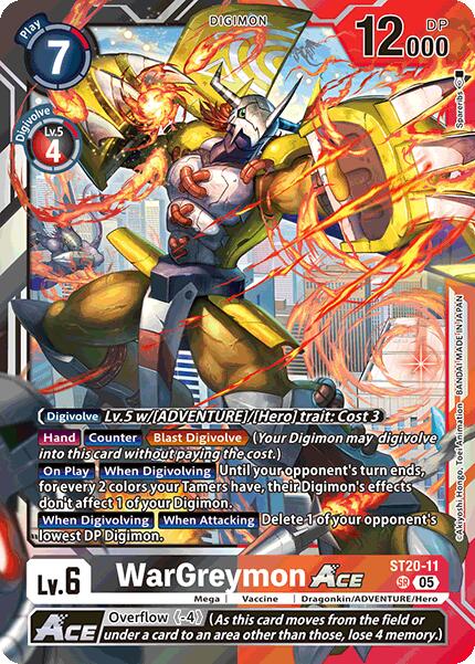 WarGreymon ACE [ST20-11] [Starter Deck: Protector of Light] | Cracking-Singles