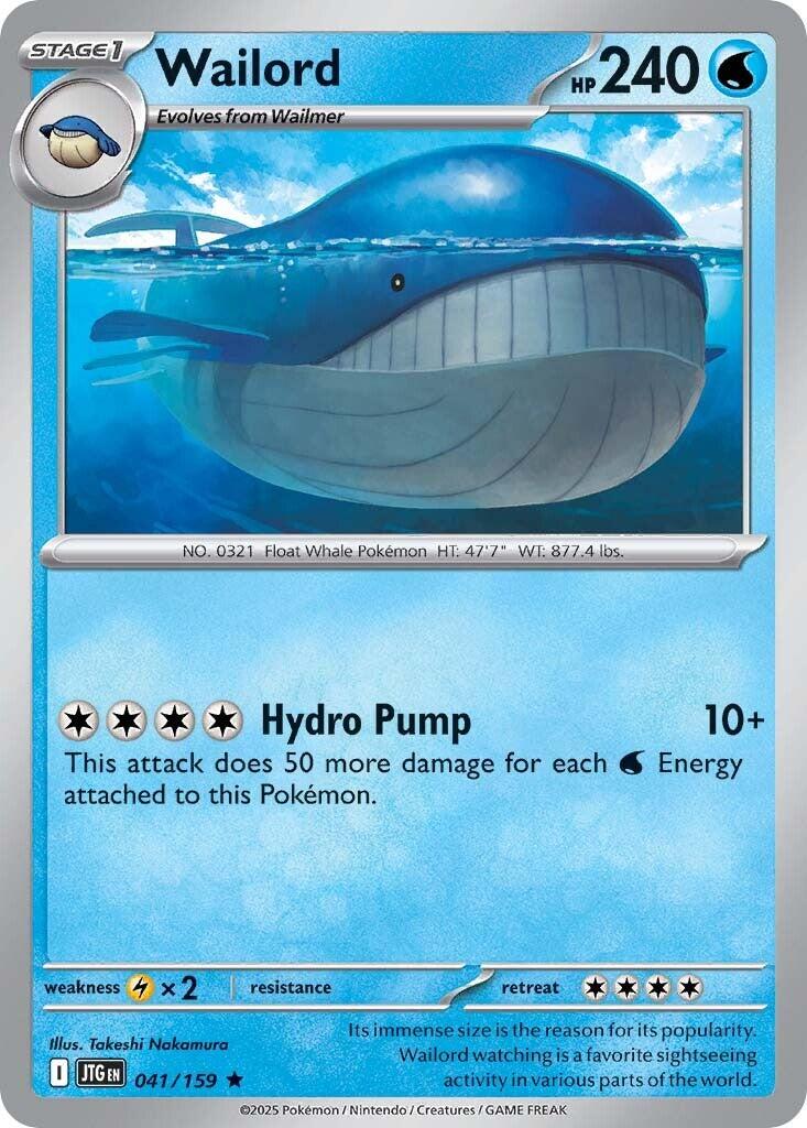 Wailord (041/159) [Scarlet & Violet: Journey Together] | Cracking-Singles