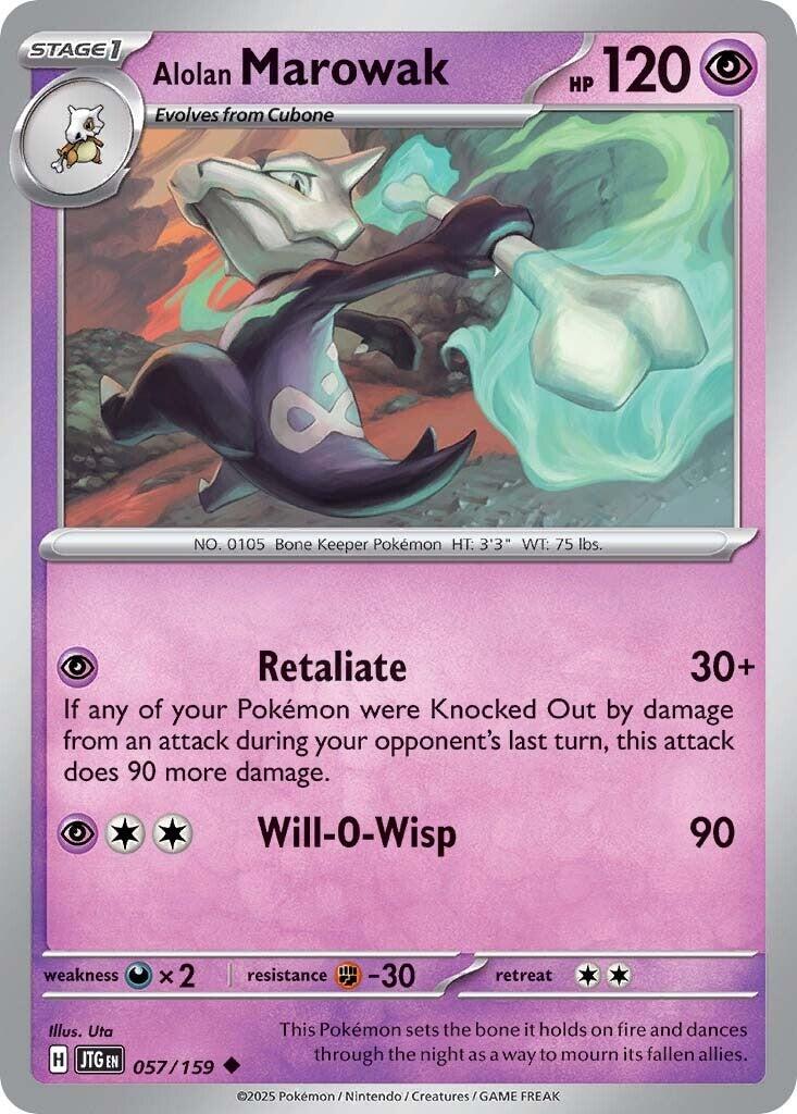 Alolan Marowak (057/159) [Scarlet & Violet: Journey Together] | Cracking-Singles
