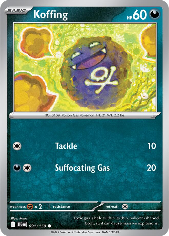 Koffing (091/159) [Scarlet & Violet: Journey Together] | Cracking-Singles