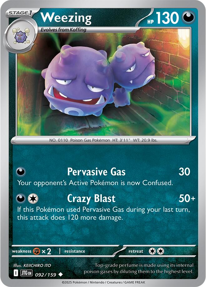 Weezing (092/159) [Scarlet & Violet: Journey Together] | Cracking-Singles