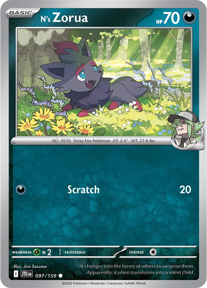 N's Zorua (097/159) [Scarlet & Violet: Journey Together] | Cracking-Singles