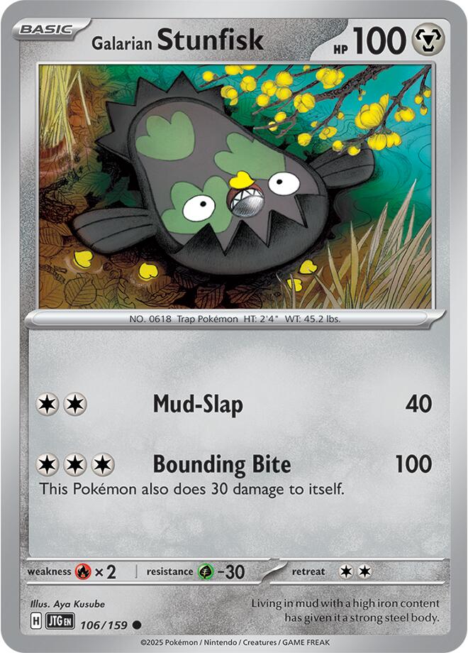 Galarian Stunfisk (106/159) [Scarlet & Violet: Journey Together] | Cracking-Singles