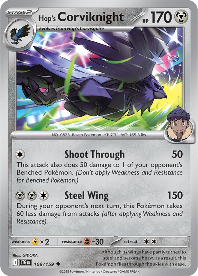 Hop's Corviknight (108/159) [Scarlet & Violet: Journey Together] | Cracking-Singles