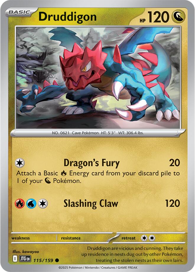 Druddigon (115/159) [Scarlet & Violet: Journey Together] | Cracking-Singles