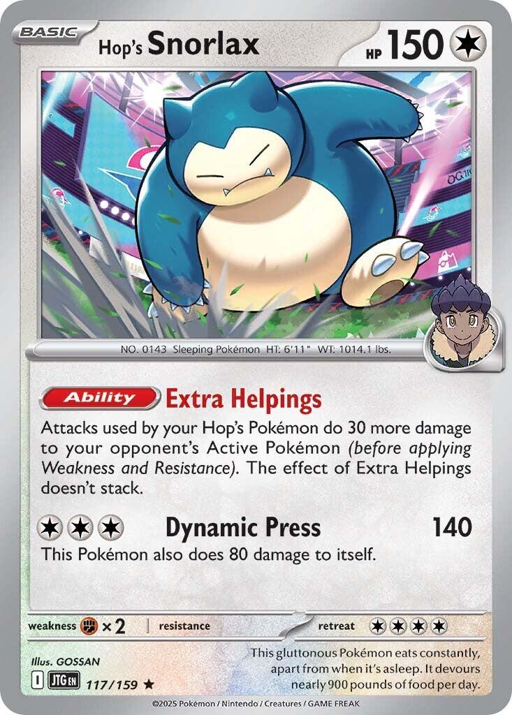 Hop's Snorlax (117/159) [Scarlet & Violet: Journey Together] | Cracking-Singles