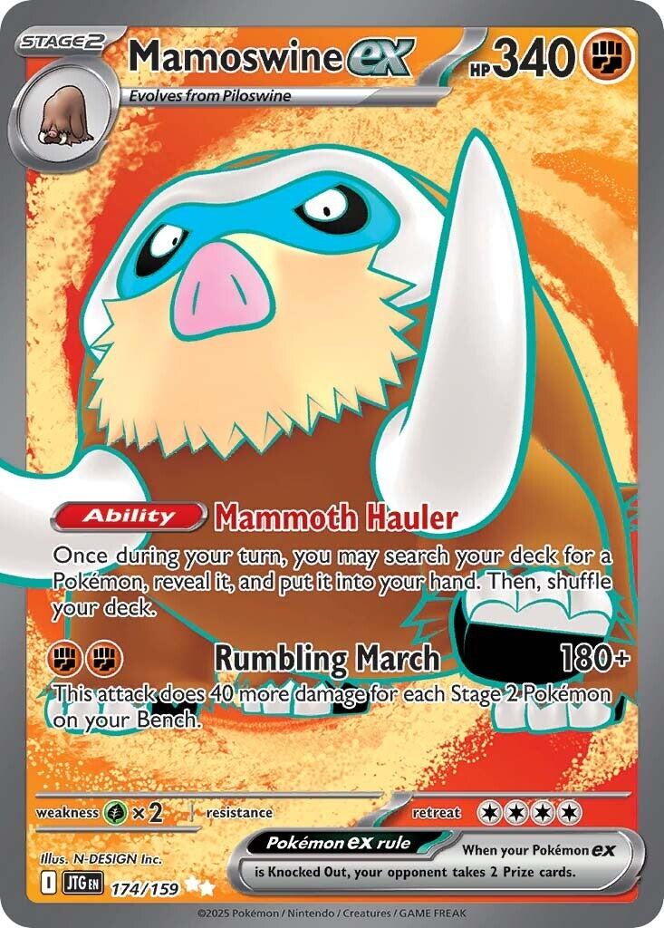 Mamoswine ex (174/159) [Scarlet & Violet: Journey Together] | Cracking-Singles