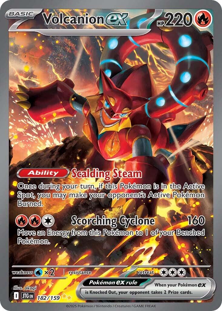 Volcanion ex (182/159) [Scarlet & Violet: Journey Together] | Cracking-Singles