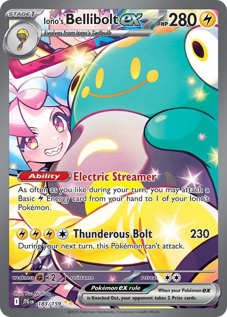 Iono's Bellibolt ex (183/159) [Scarlet & Violet: Journey Together] | Cracking-Singles