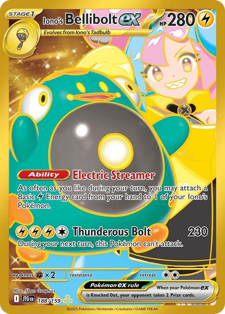 Iono's Bellibolt ex (188/159) [Scarlet & Violet: Journey Together] | Cracking-Singles