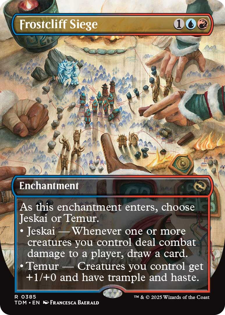 Frostcliff Siege (Borderless) [Tarkir: Dragonstorm] | Cracking-Singles