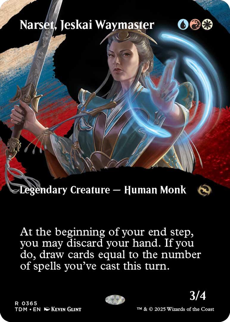 Narset, Jeskai Waymaster (Borderless) [Tarkir: Dragonstorm] | Cracking-Singles