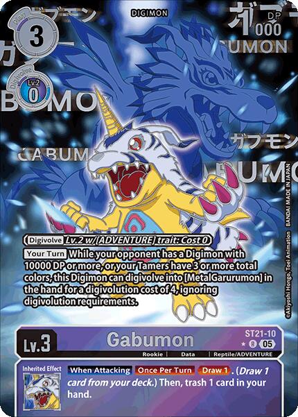 Gabumon [ST21-10] (Rare Pull) [Starter Deck: Hero of Hope] | Cracking-Singles