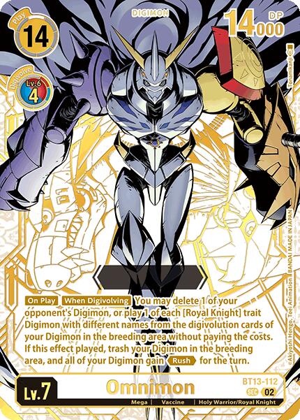 Omnimon [BT13-112] (Serial Numbered) [World Convergence] | Cracking-Singles